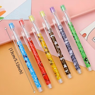 Minecraft Pixel Style Pencils