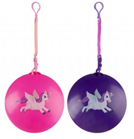 Unicorn Ball with Springy Chain