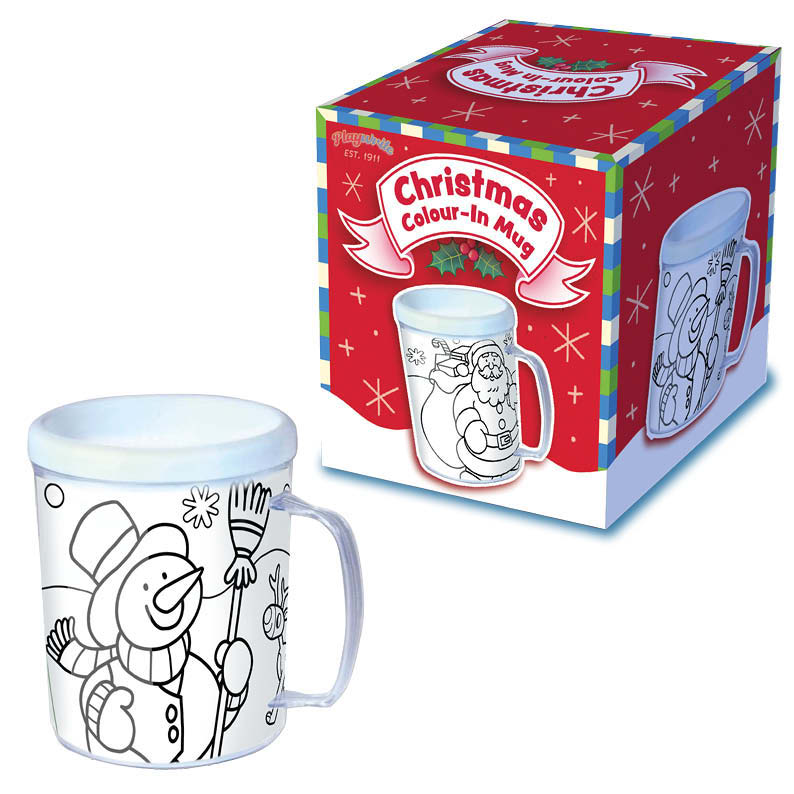 Colour-in Your Own Christmas Mug