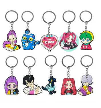 Kpop Demon hunters style keyrings