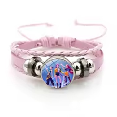 Kpop style bracelet pink