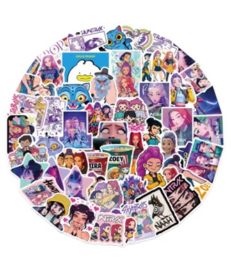 Kpop themed stickers