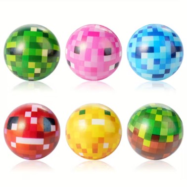 Minecraft style soft stress ball