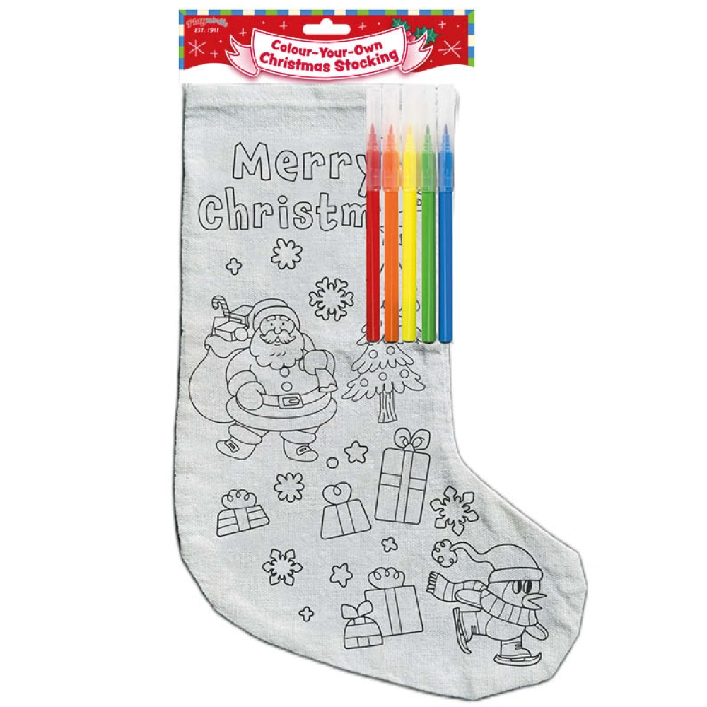 Colour-In Stocking