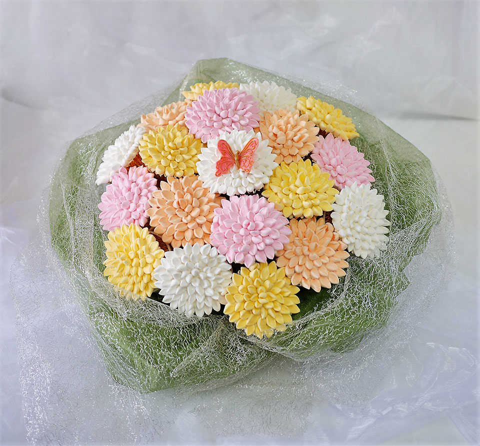 Bouquet of cupcakes